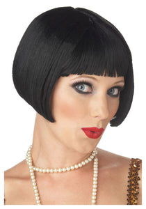 Black Flapper Wig