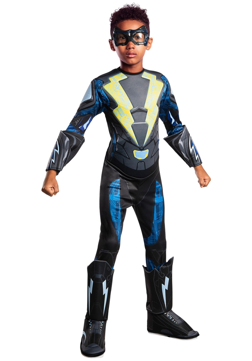 DC Comics Black Lightning Kids Deluxe Costume – Kids Halloween Costumes