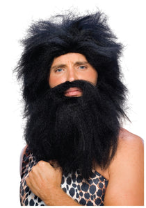Men's Prehistoric Costume Wig and Beard