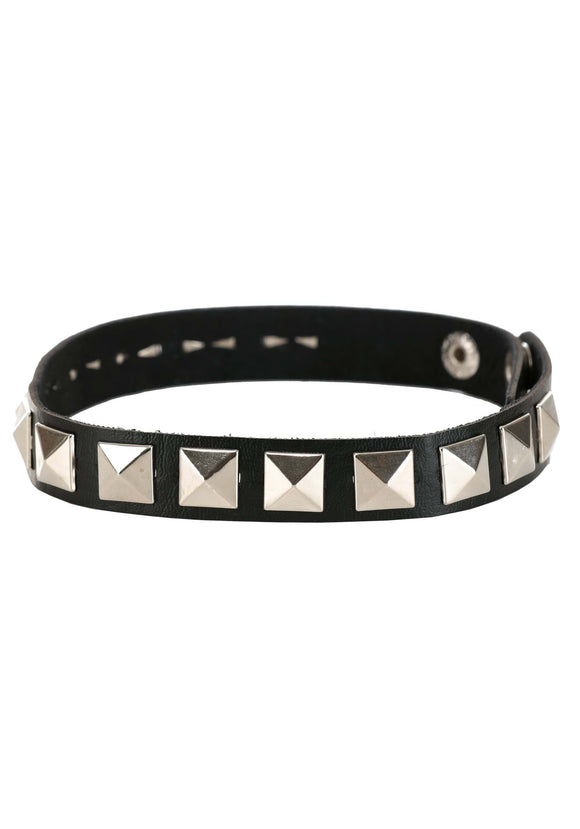 Black Studded Costume Choker Accessory