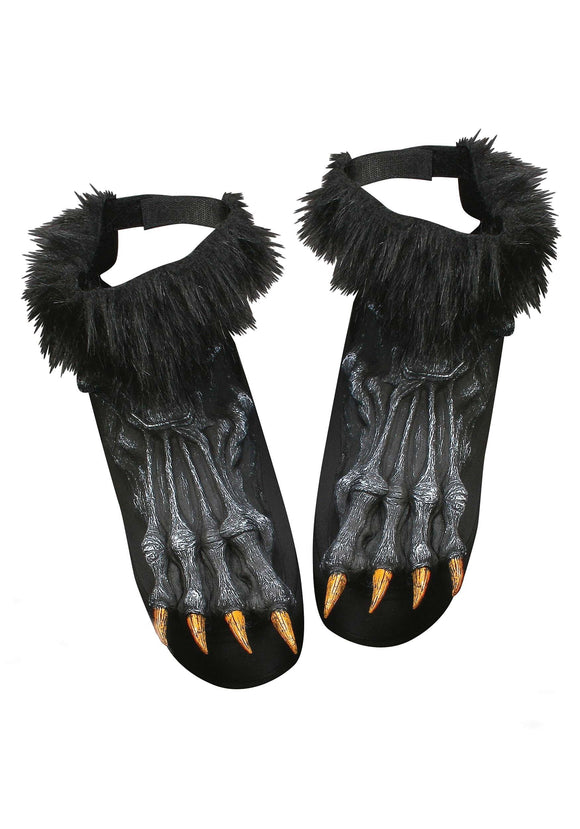 Black Werewolf Shoe Covers