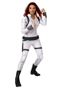 Women's Black Widow White Costume