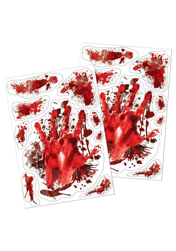 Blood Splatter Window Decals