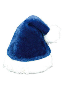 Blue Santa Hat for Adults
