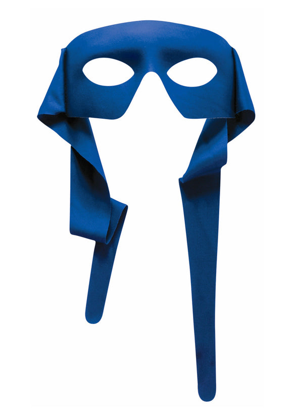 Blue Tie-On Eye Mask