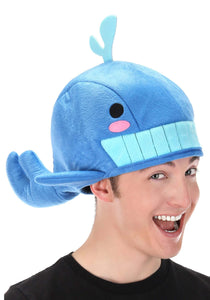 Quirky Kawaii Blue Whale Hat