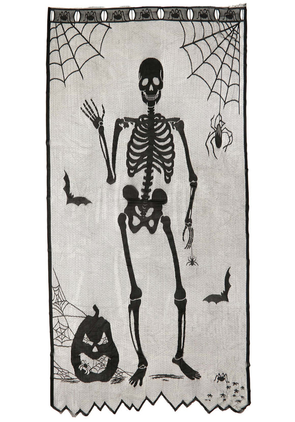 Bony Buddy Skeleton Door Curtain Prop