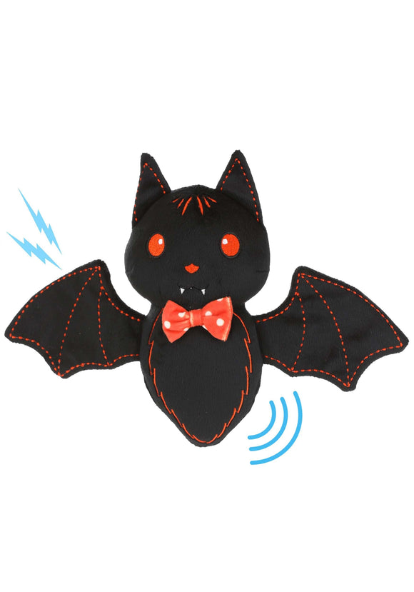 Bowtie Bat Squeaky Dog Toy