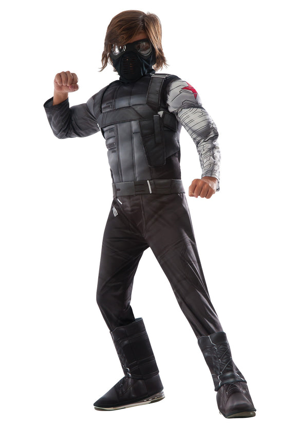 Kids Civil War Winter Soldier Deluxe Costume