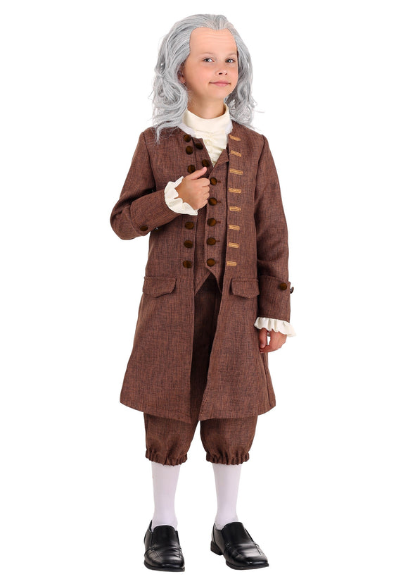 Colonial Benjamin Franklin Costume for Boys