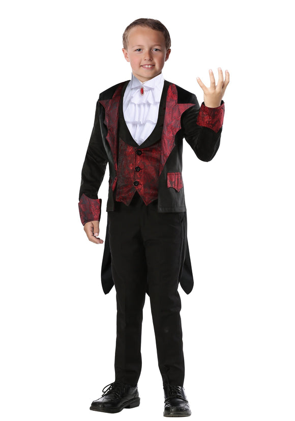 Dashing Vampire Costume for Boys