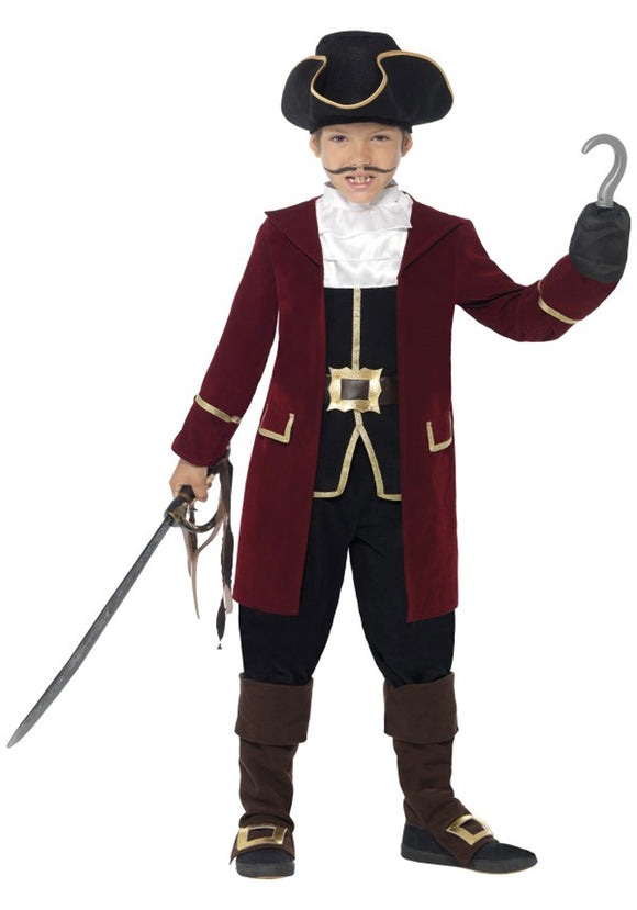 Deluxe Captain Hook Costume for Boys
