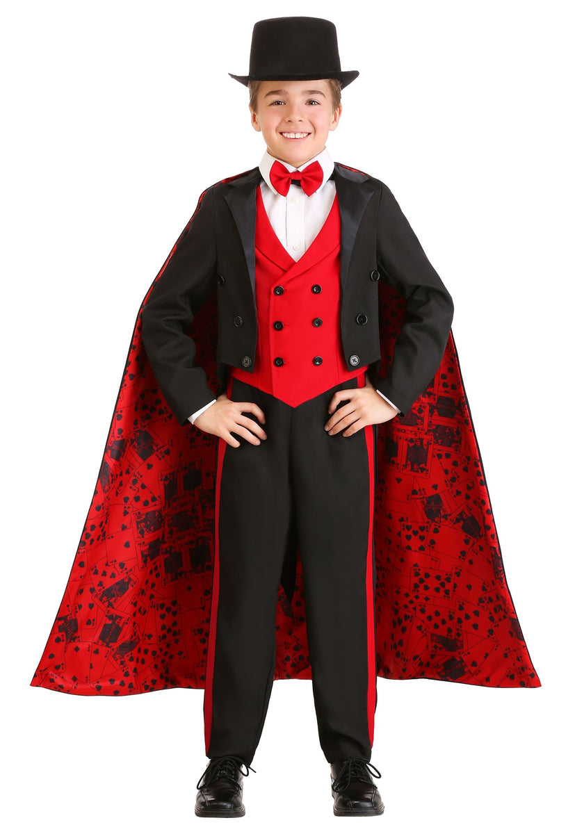 Deluxe Magician Costume for Boys – Kids Halloween Costumes