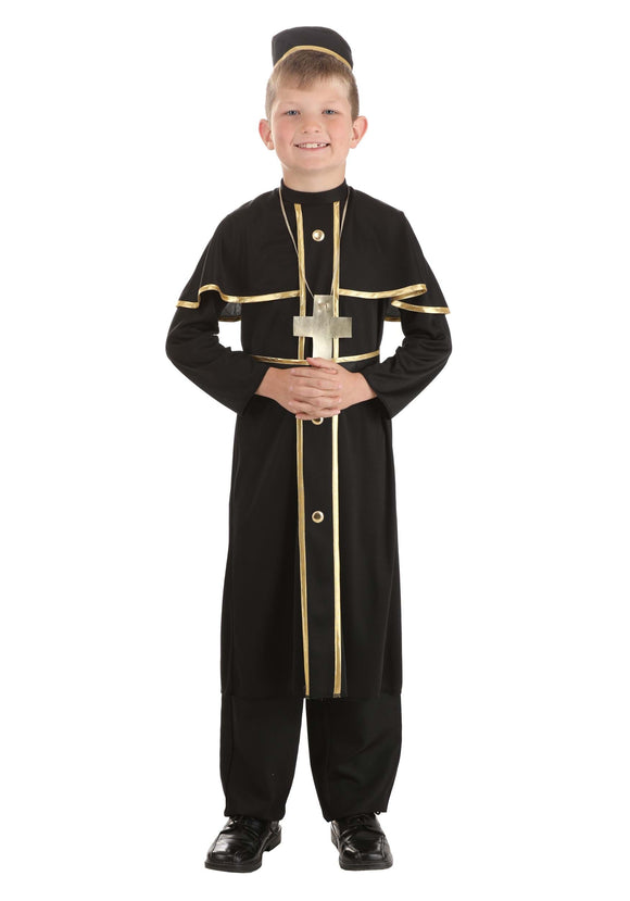 Deluxe Priest Boy's Costume