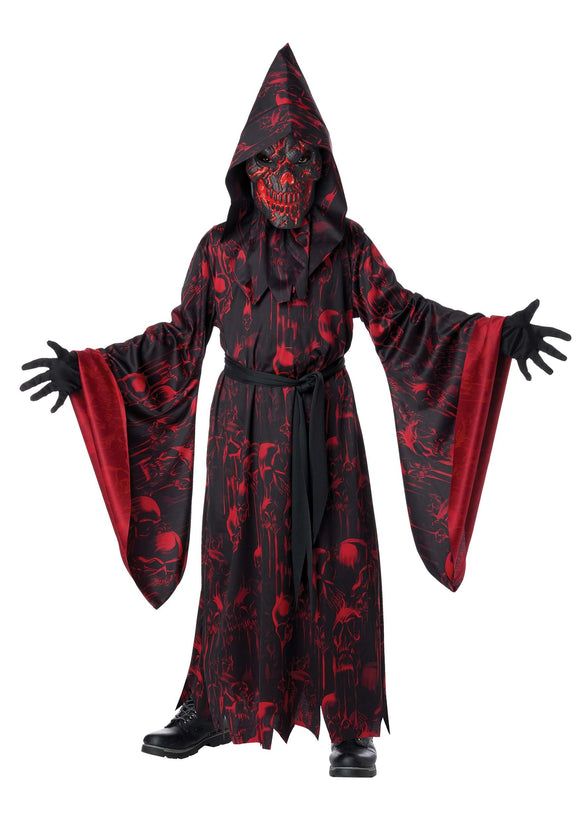 Boy's Fire & Brimstone Costume w/ Light Up Mask