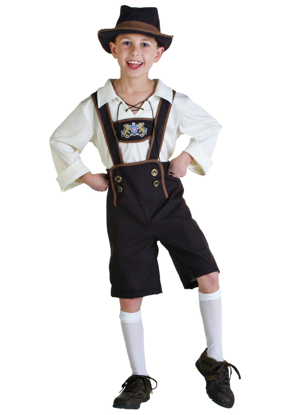 German Lederhosen Costume for Boys