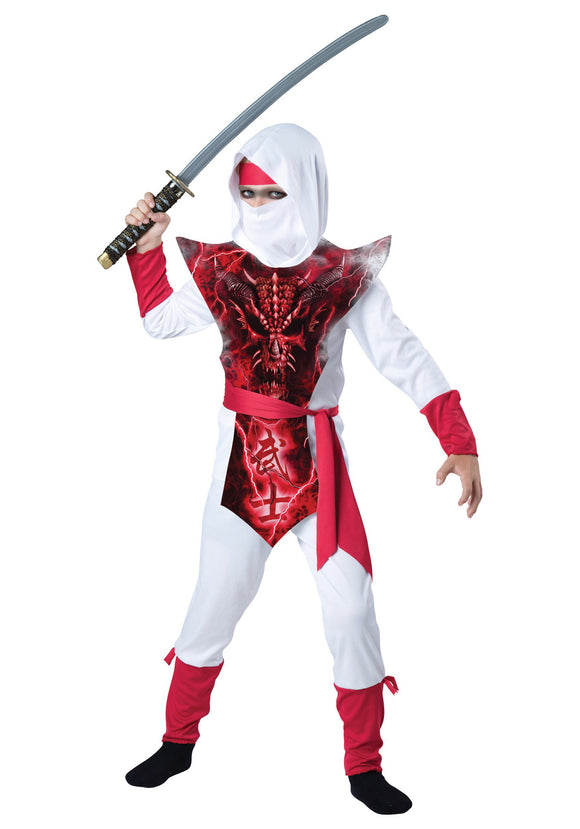 Boy's Ghost Ninja Costume