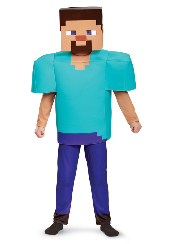 Minecraft Steve Deluxe Costume for Boys