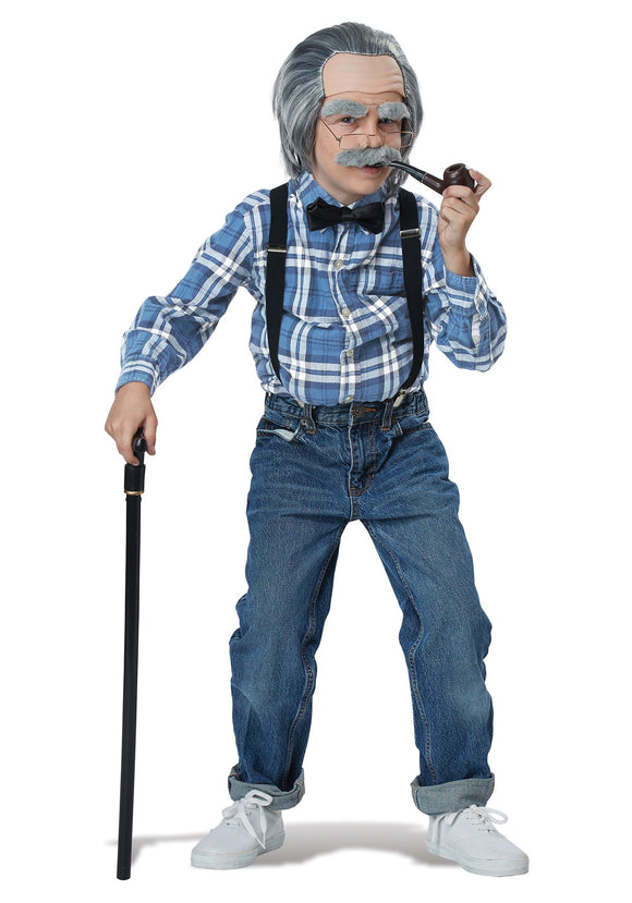 Old Man Costume Kit for Boys