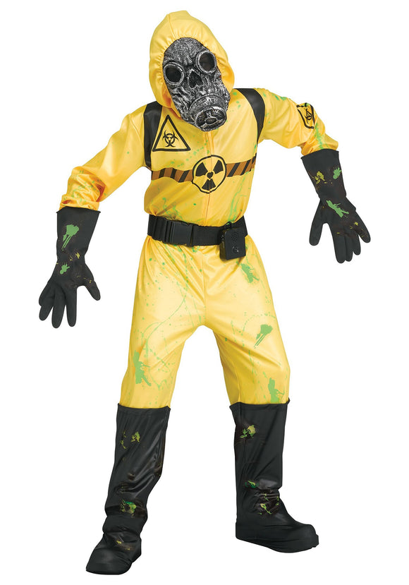 Boy's Sound FX Yellow Bio Hazard Costume