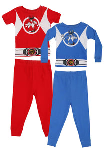 Toddler 4 Piece Power Rangers Sleep Set for Boys