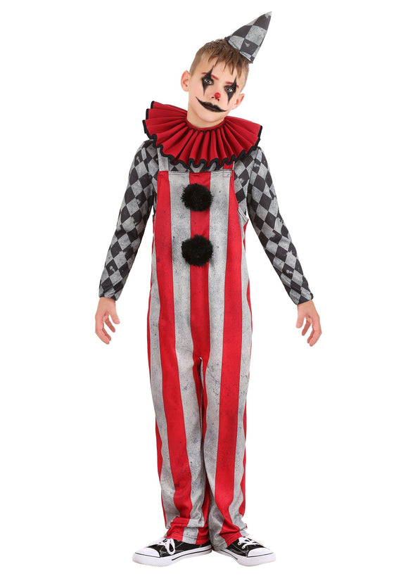 Wicked Circus Clown Boy's Costume