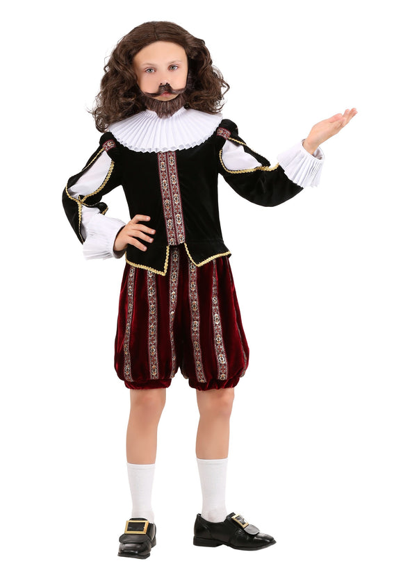 William Shakespeare Costume for Kids
