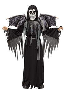 Boy's Winged Grim Reaper Costume