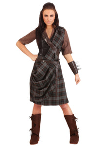 Women's Plus Size Braveheart Warrior Costume