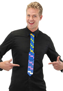 Bricky Blocks Blue Necktie