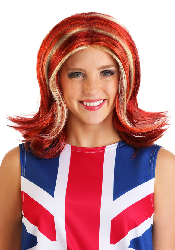 Womens British Girl Power Wig