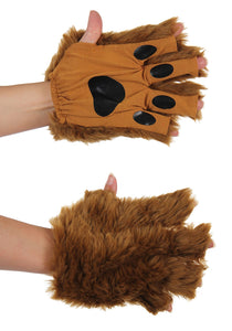 Brown Adult Fingerless Paws