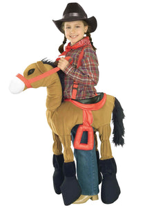 Ride In Brown Horse Costume for Kids