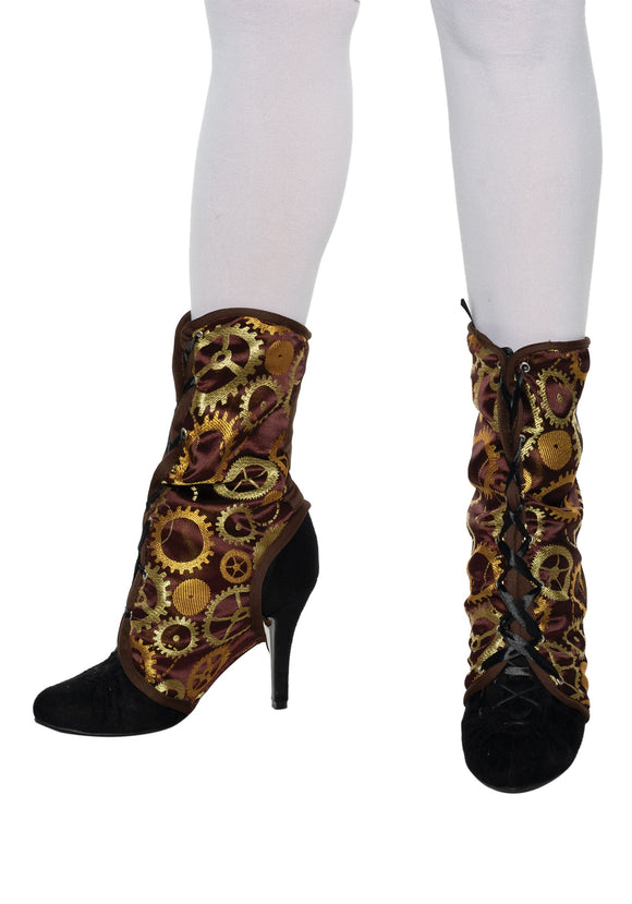 Steampunk Brown Spats