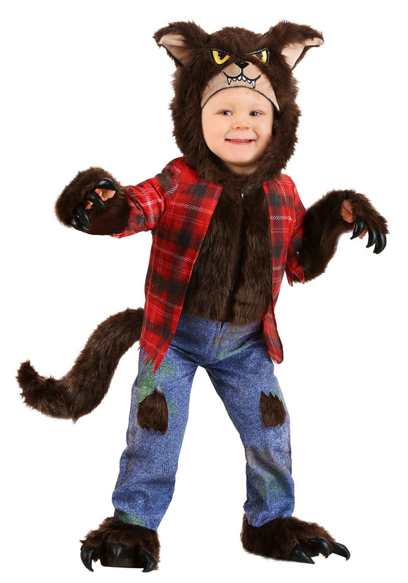 Toddler Werewolf Brown Costume