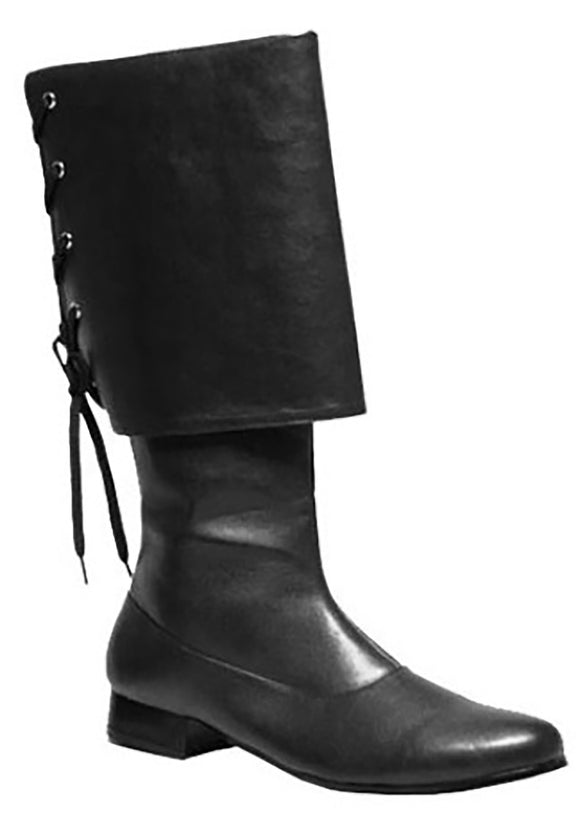 Black Pirate Costume Boots