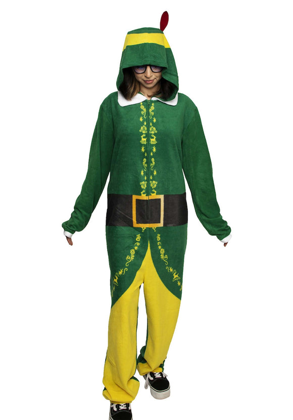 Buddy the Elf Adult Costume Onesie