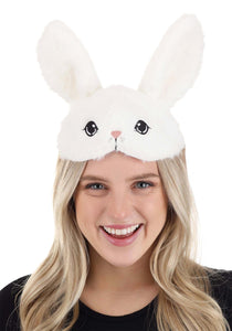 White Bunny Face Headband