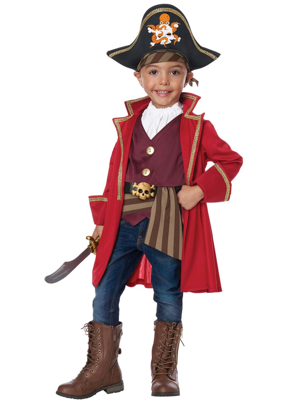 Cap'n Shorty Toddler Pirate Costume