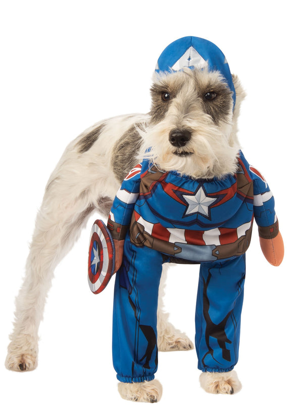 The Captain America Pet Costume