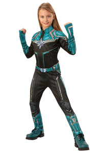Deluxe Captain Marvel Kree Suit Girls Costume