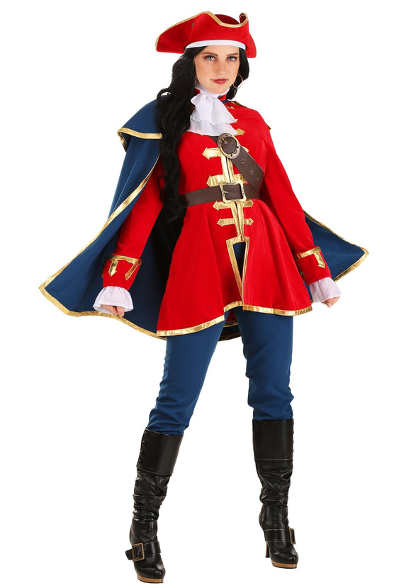 Captain Pirate Costume for Women