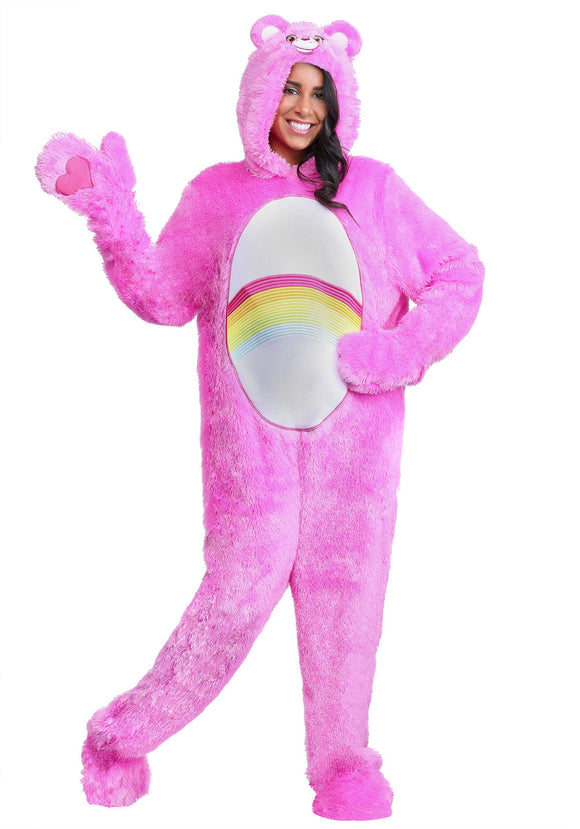 Adult Plus Size Care Bears Classic Cheer Bear Costume
