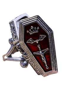 Casket Locket Costume Ring
