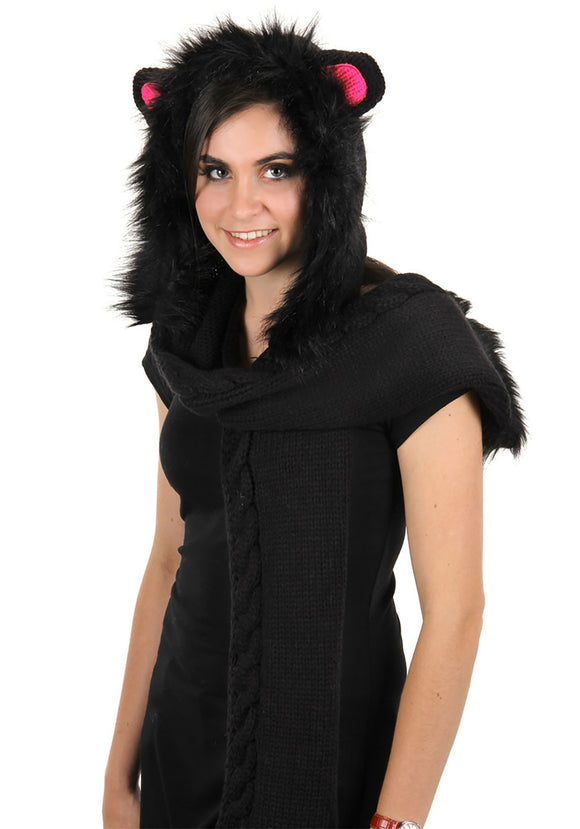 Cat Knit Hood