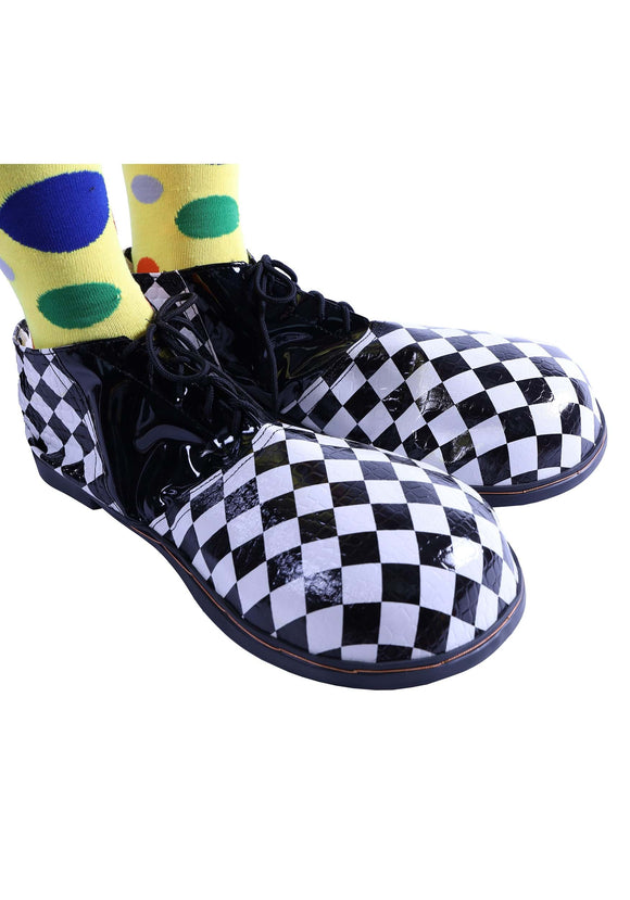 Jumbo Checkered Clown Shoe