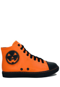 Orange Pumpkin High Top Chelsea Jack Sneaker