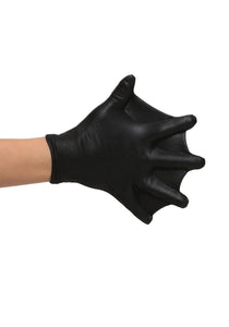 Child Black Webbed Gloves