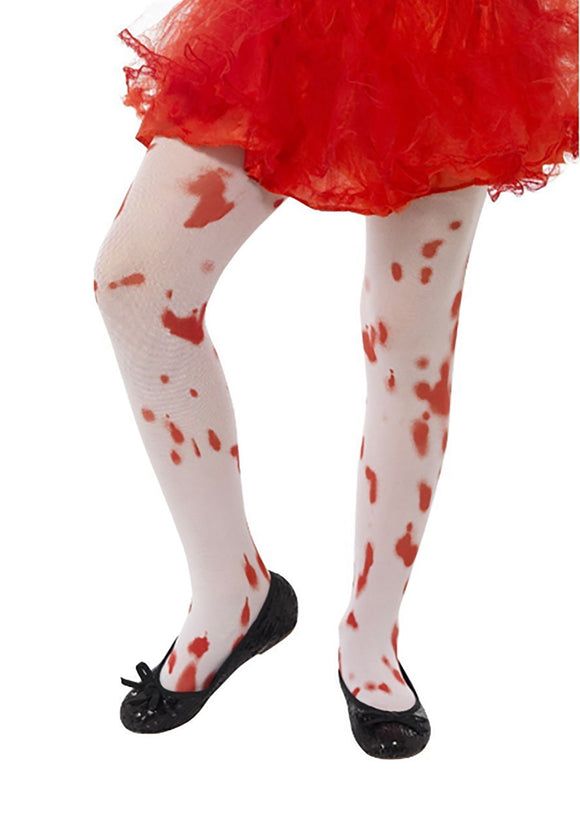 Blood Splatter Tights for Kids