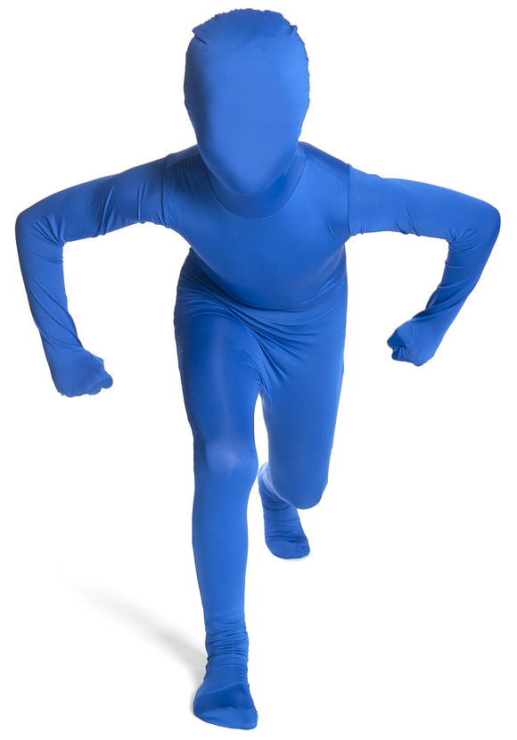 Kid's Blue Morphsuit Costume
